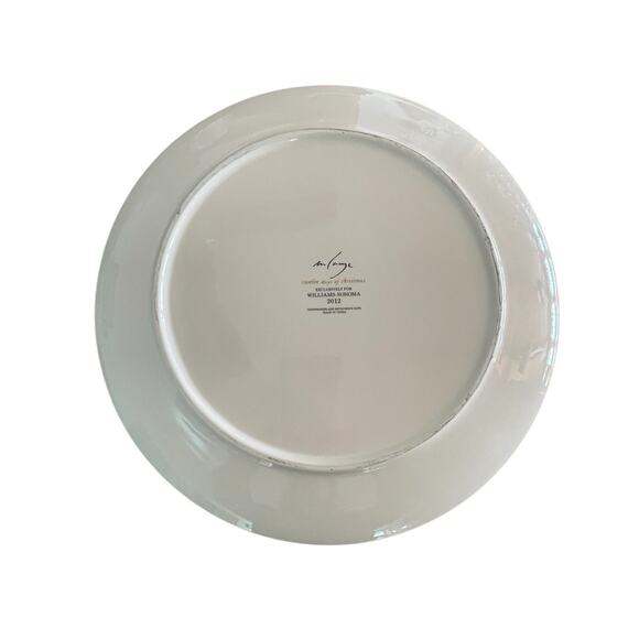 Williams Sonoma 12 Days of Christmas Round 13" Stoneware Cookie Platter M Lacaze - Picture 8 of 9